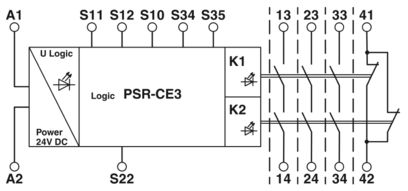 1118037 PSR-CE3 Güvenlik Rölesi - Görsel 3